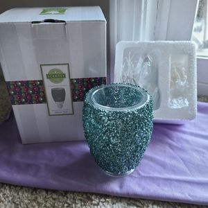 Mini Glitter Teal Warmer